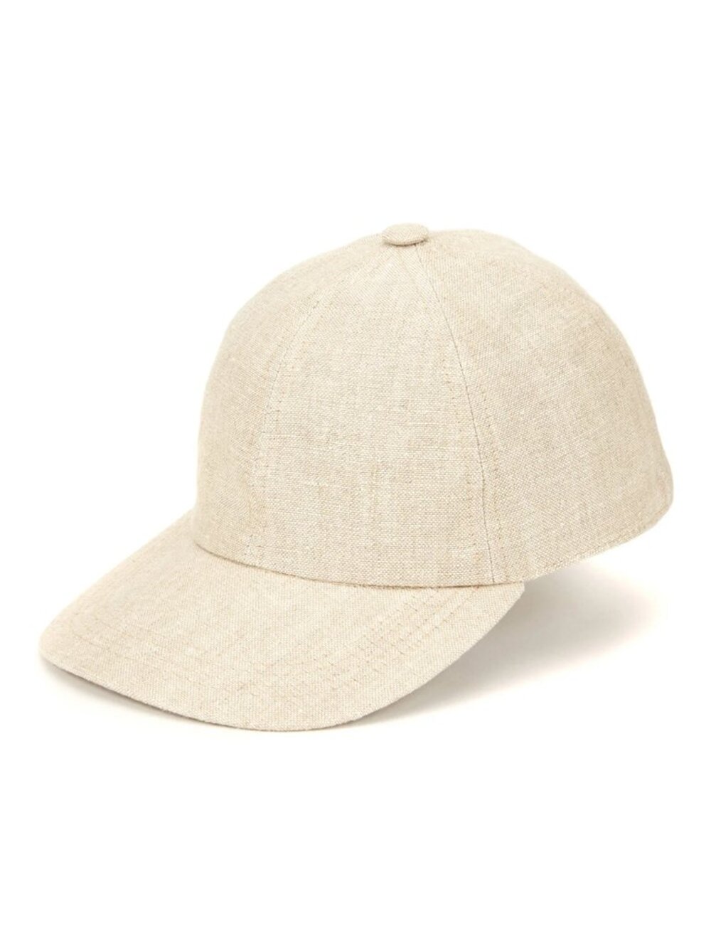 Lock & Co. Hatters Rimini Linen Baseball Cap in Beige Size Large